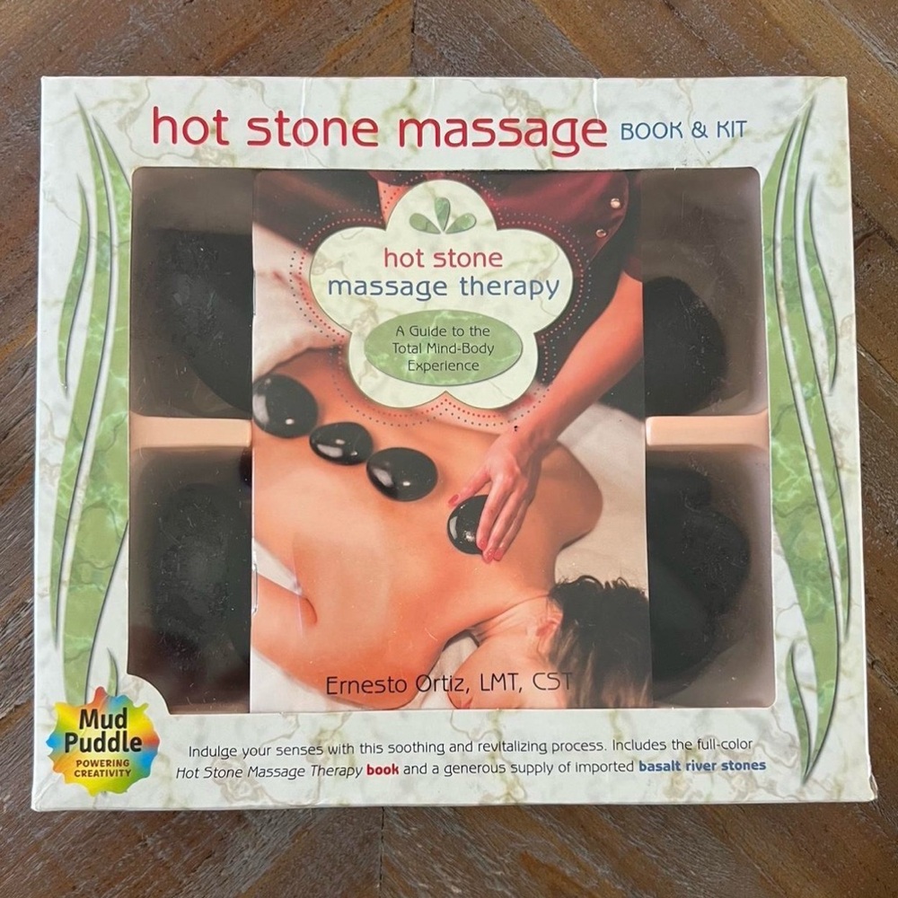 New in‎ box Hot Stone Massage Book & Kit